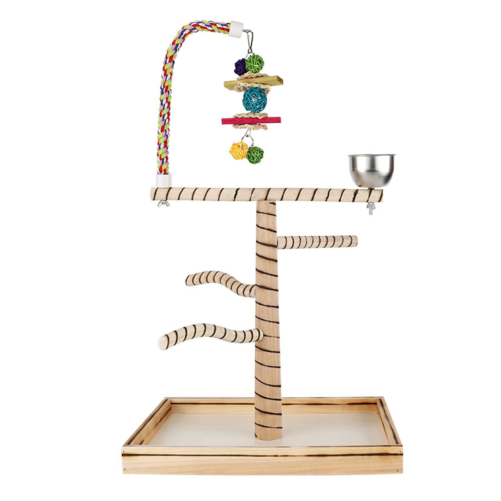 Juguete de escalada para pájaros Decoración de escalada para el hogar Columpio Entrenamiento Pescado Loros Jaula Juguete Gimnasio Masticar Juguete Playstand y