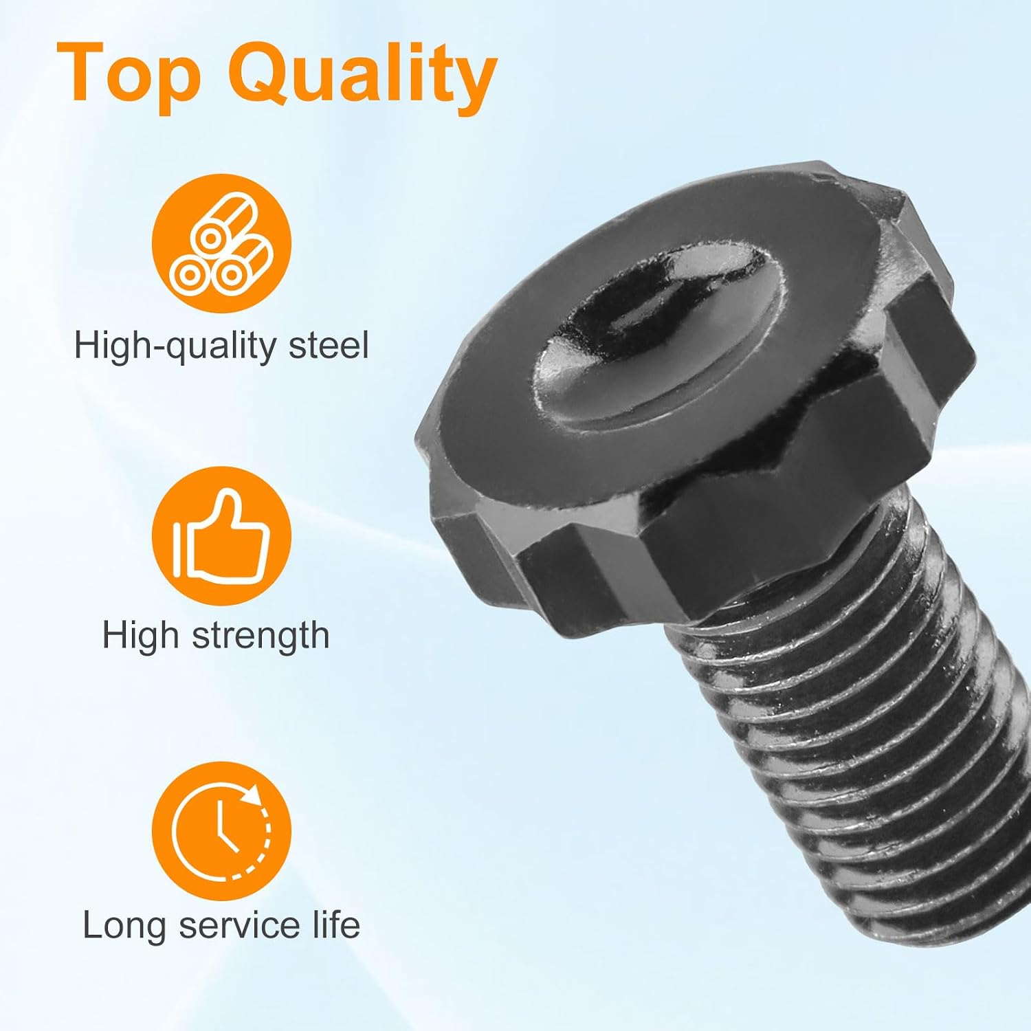 Pro Series Flexplate Bolt Kit 2442901, with Grease, for Chevrolet Gen III/LS Series Small Block, LS1, LS2, LS4, LS6, 4.8L, 5.3L, 6.0L Engines