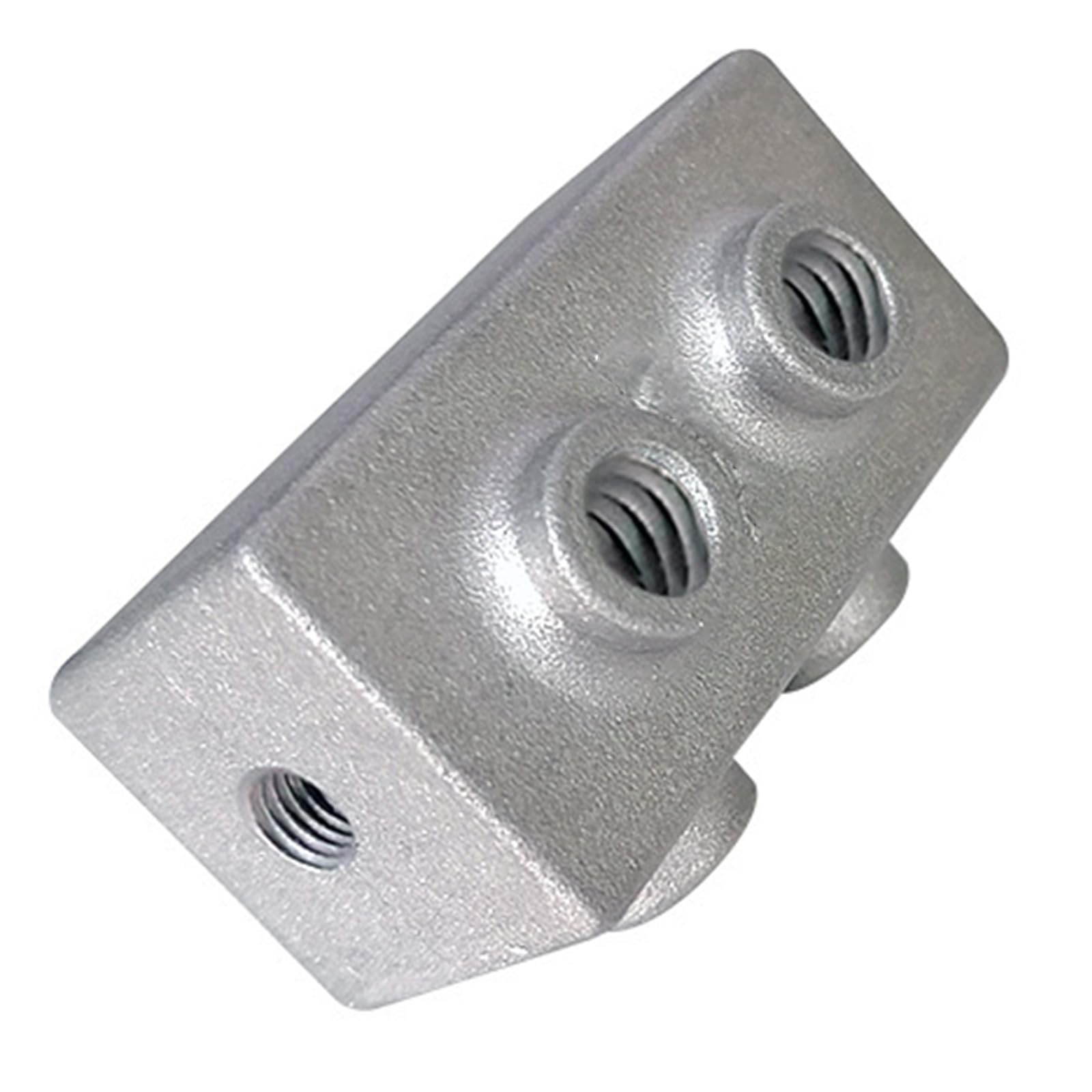JAMIEKA Aluminum Alloy Joint Square Tube Connector Connection Fastener for Furniture Framing and Structural Support Enduring