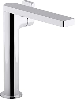 KOHLER K-73168-4-CP 73168-4-CP Composed Tall Single Bathroom Sink Faucet with Lever Handle, Polished Chrome