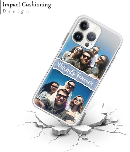Miniatura 7 de CUBICER Fundas de teléfono personalizadas con foto de BES Friend, cubierta suave, regalos de cumpleaños para mujeres y niñas, transparente,