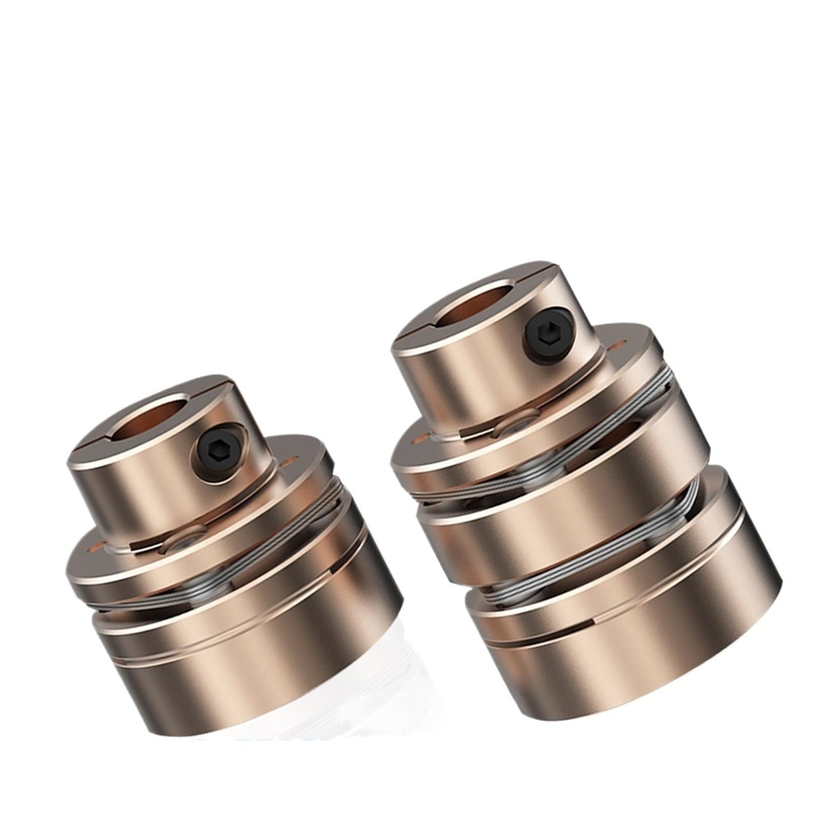 Sprzęgło kołnierzowe LED D82L68/98 elastyczne sprzęgło wału silnika membrany aluminiowe przegub uniwersalny do drukarki 3D Cardan Rc (rozmiar: LED1-B-D82L68-20X20)