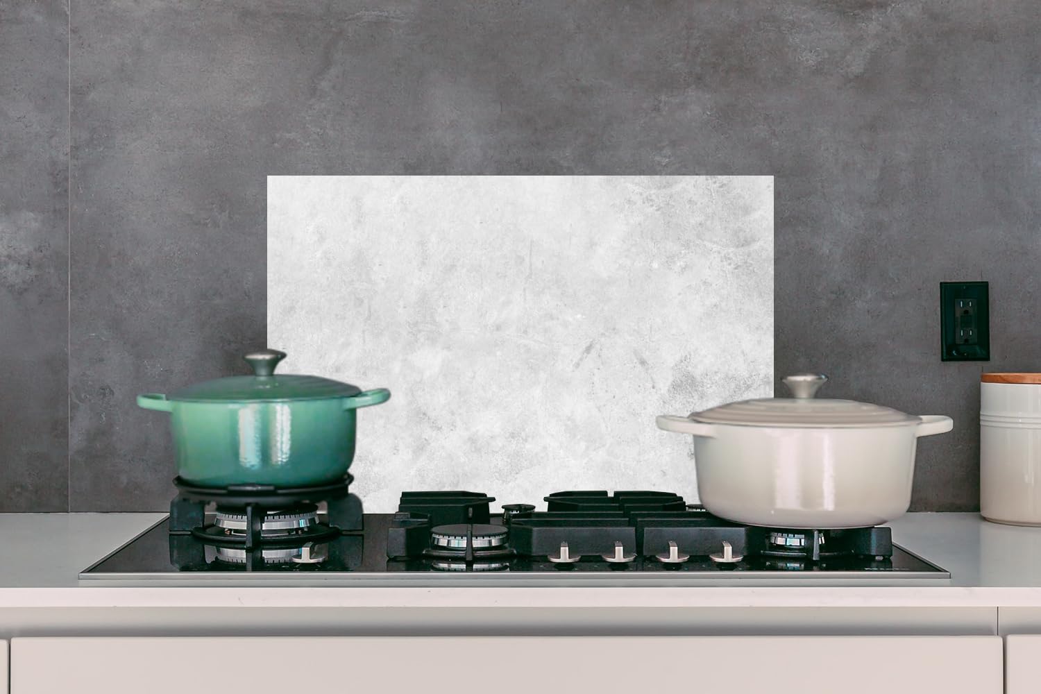 KitchenYeah© Spatscherm Keuken 100x65 cm Kookplaat Achterwand Beschermer Muur Spatwand Fornuis Aluminium Hittebestendig - Marmer - Zwart - Goud - Luxe - Marmerlook