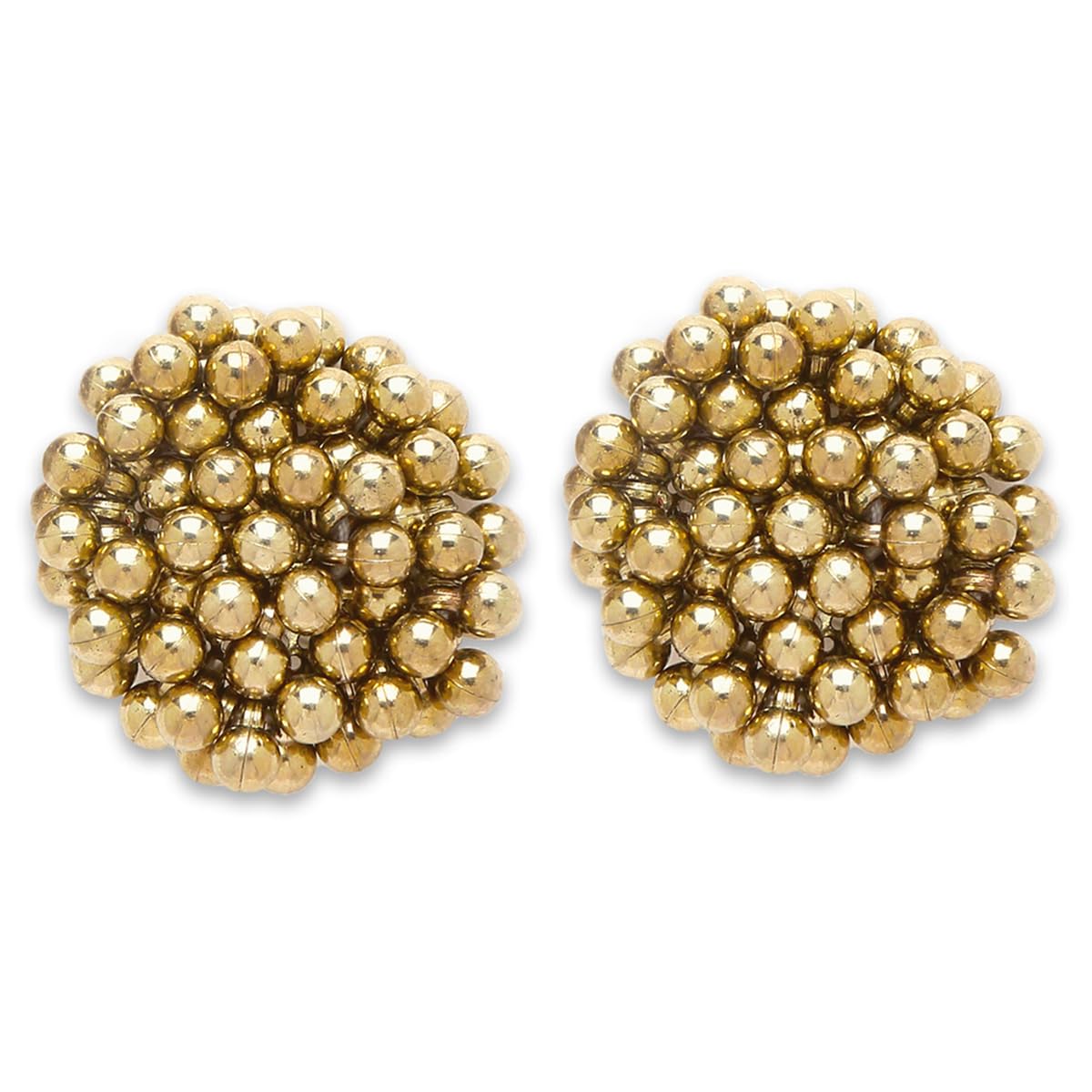 See full amazon price history chart for Karatcart Golden Balls Contemporary Stud Earrings Karatcart Golden Balls Contemporary Stud Earrings (B0CQHKG32P) Amazon Price History, Amazon Price Tracker