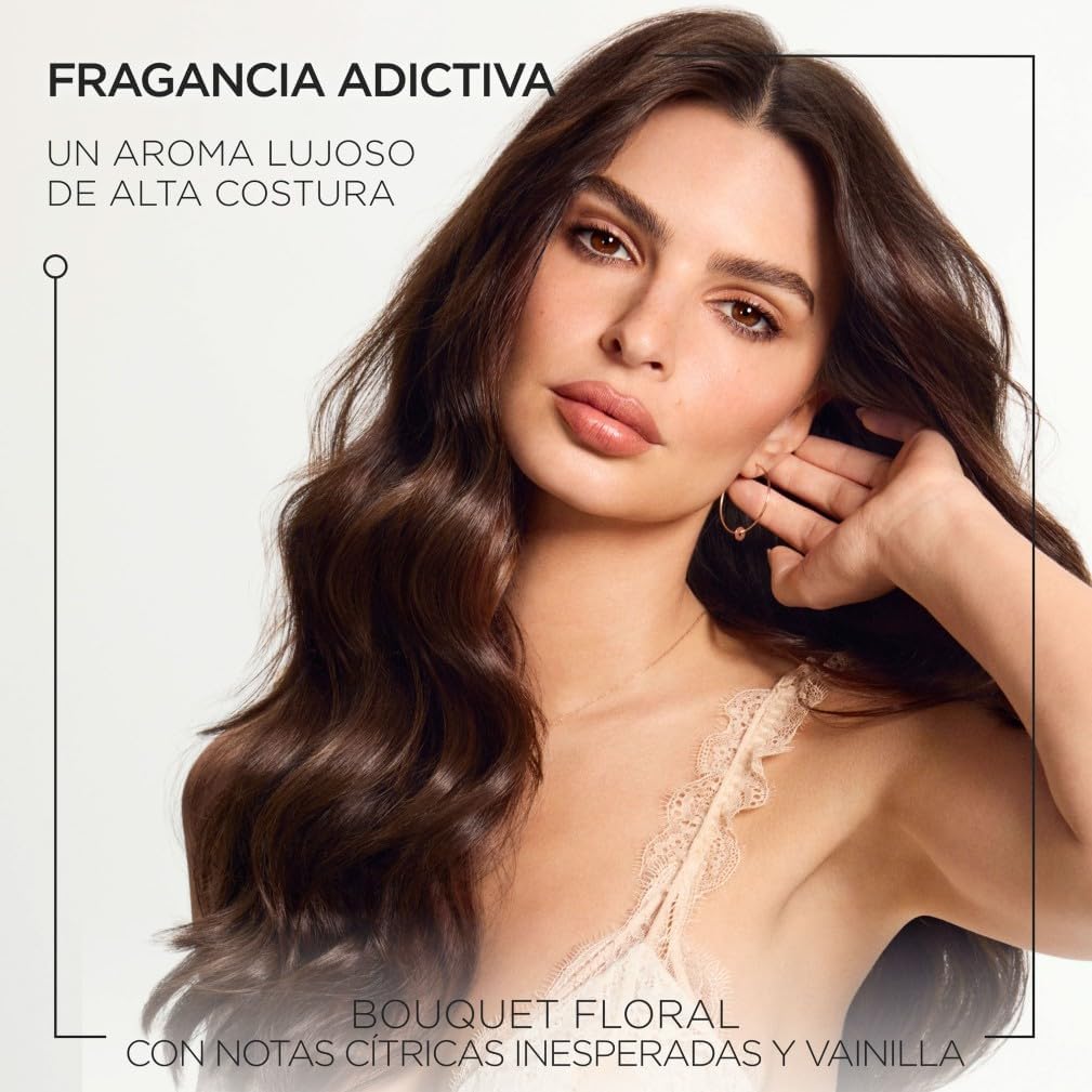 Kérastase Gloss Absolu Bain Hydra-Glaze, Champú Recargable para Cabello Largo con Tendencia al Encrespamiento, Con Ácido Glicólico, Ácido Hialurónico y Rosa Silvestre en Aceite, 500ml