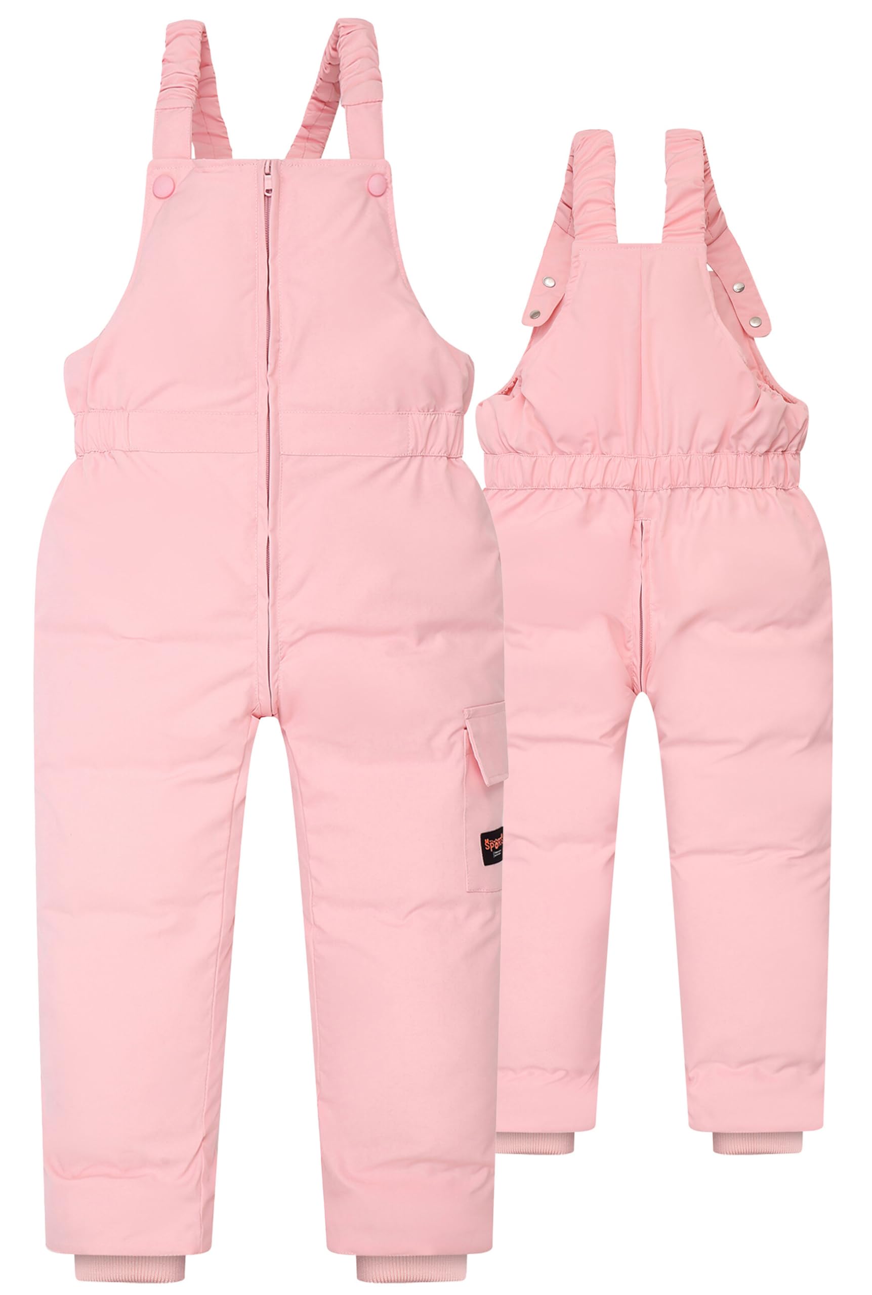 AIEOEBaby Boys Girls Down Snow Pants Windproof Warm Trousers Lightweight Puffer Winter Snowsuit Girl Overalls