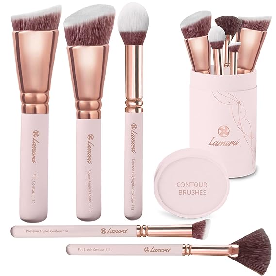 Pro Face Contour Brush Set Synthetic Contouring Sculpting