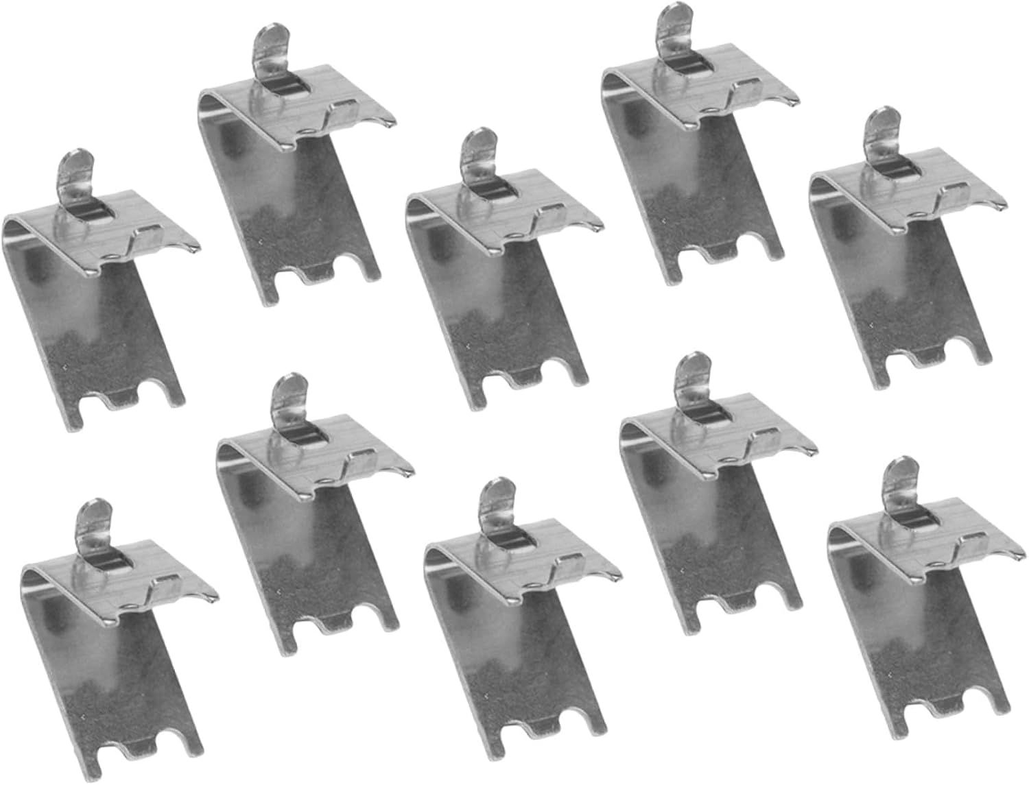 10pcs Stainless Steel Freezer Shelf Clips Fridge Cooler Shelf Supports Refrigerator Hanging Clip Hooks