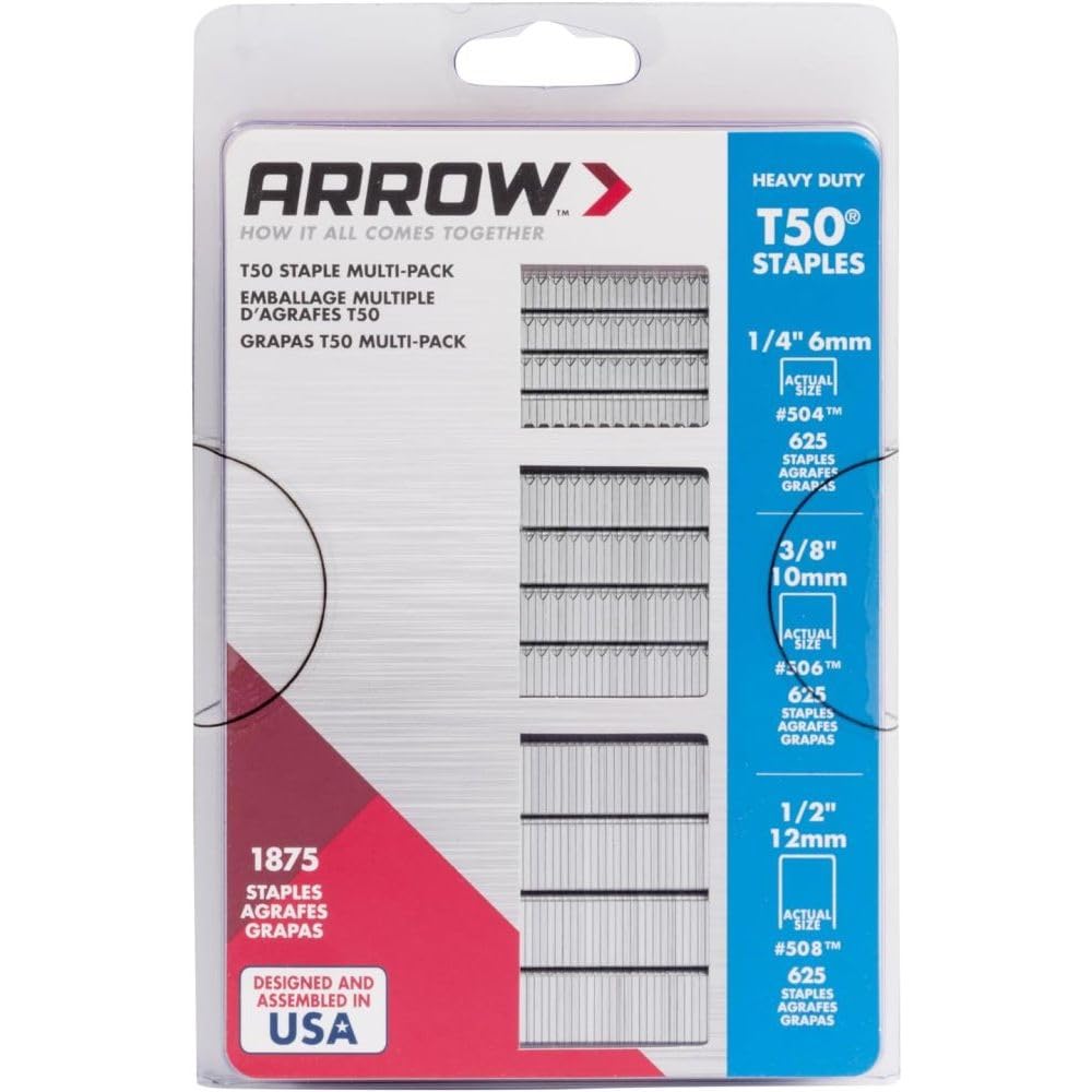 Arrow Fastener 50Mp 1875 Count Multi T50 Staple