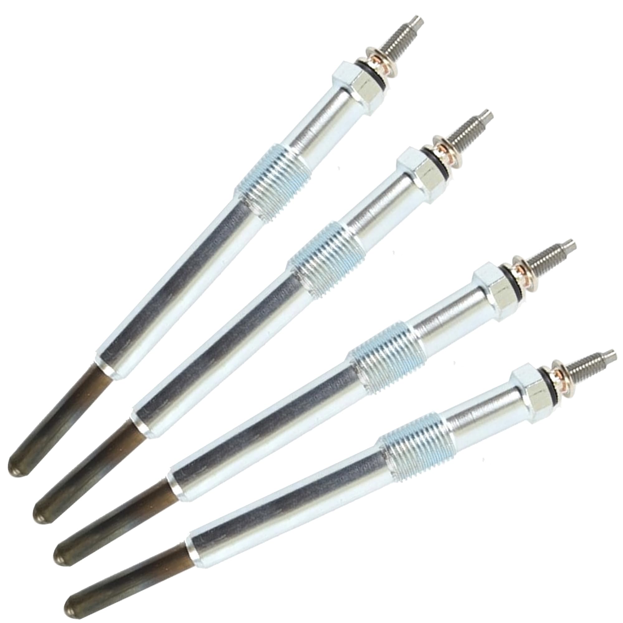 Partsline (Lot de 4) Bougie de Préchauffage compatible avec C4, C5, Jumper, Jumpy, Scudo, Ulysse, C-Max, Focus, Galaxy II, Kuga, 307, 308, 406, 407, 508, 607, 807, Expert 2.0 2.2 HDI JTD - 1610429180