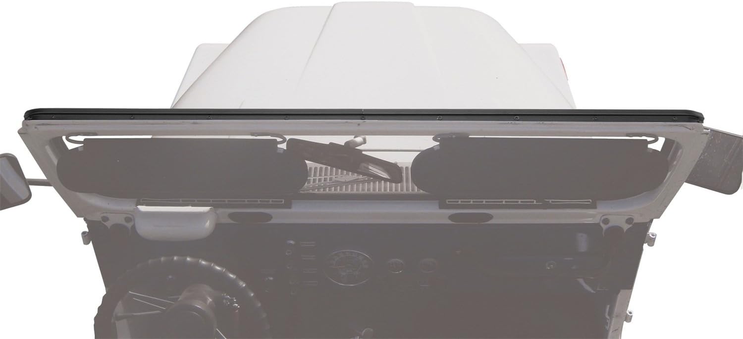 Bestop 5120901 Windshield Channel for 1976-1995 CJ5/Wrangler and 1964-1984 Toyota Landcruiser
