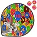 Produktbild alles-meine.de GmbH 1 Set: Dart Spiel - Dartscheibe incl. 3 Klettbälle - Looney Tunes - Wurfspiel für Kinder & Erwachsene - OHNE Spitze - drinnen und draußen Spiel Dartspiel ..
