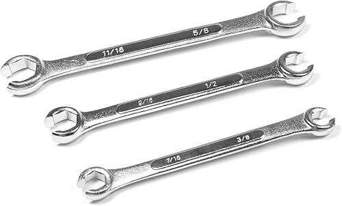 Performance Tool W350 Sae Flare - Juego de llaves de tuerca (3 piezas)