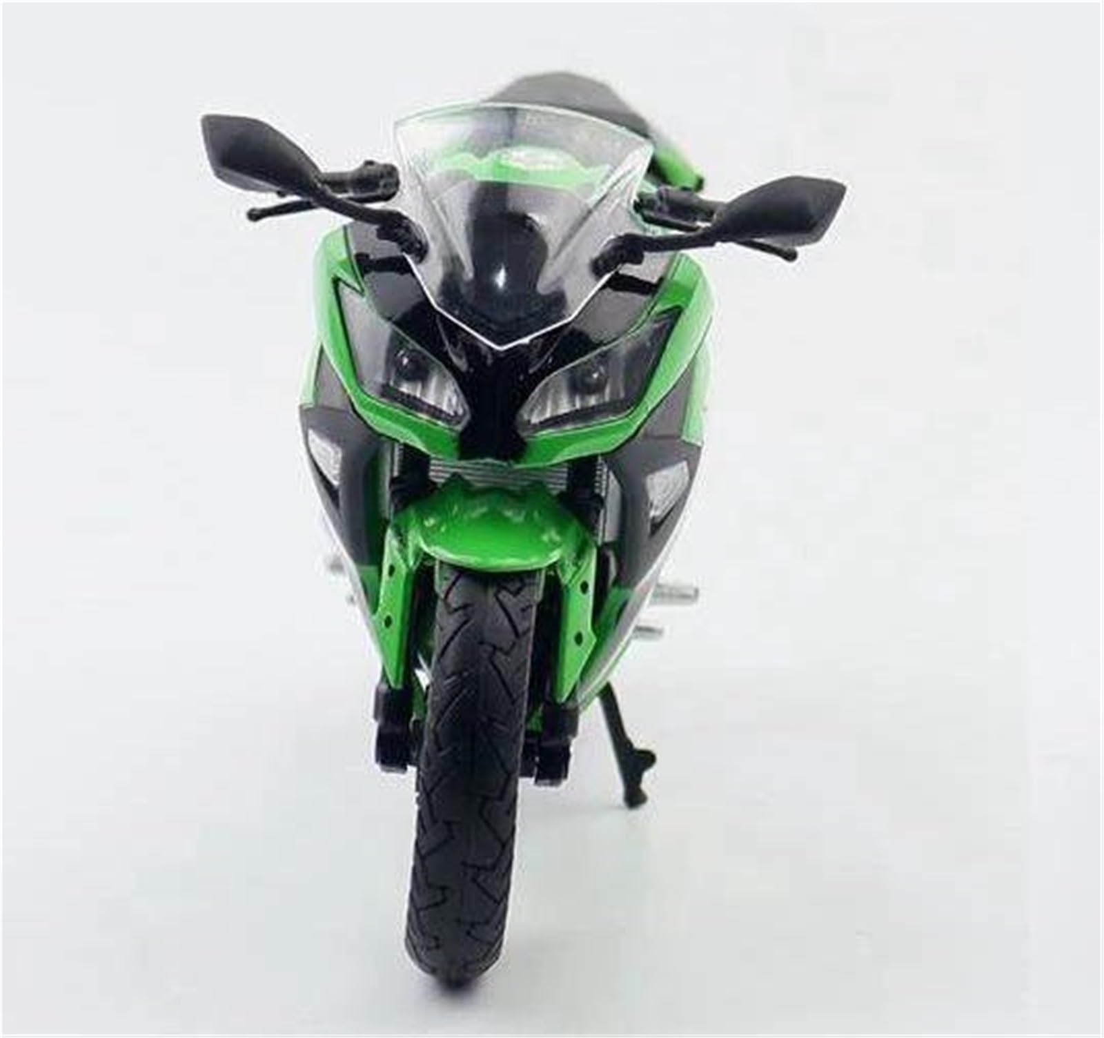 MAKUTU Modello di moto in scala 1/12 Per KAWASAKI Per Ninja 250 Moto Giocattolo Modellino In Metallo Pressofuso Sport Racing Suono Luci Collezione Regalo(Vert)