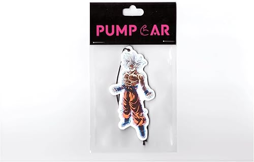 Miniatura 2 de PumpCar Ambientador de coche de 2 piezas Goku Ultra Instinct colgante de doble cara con aroma a cereza para espejo retrovisor, accesorios para el