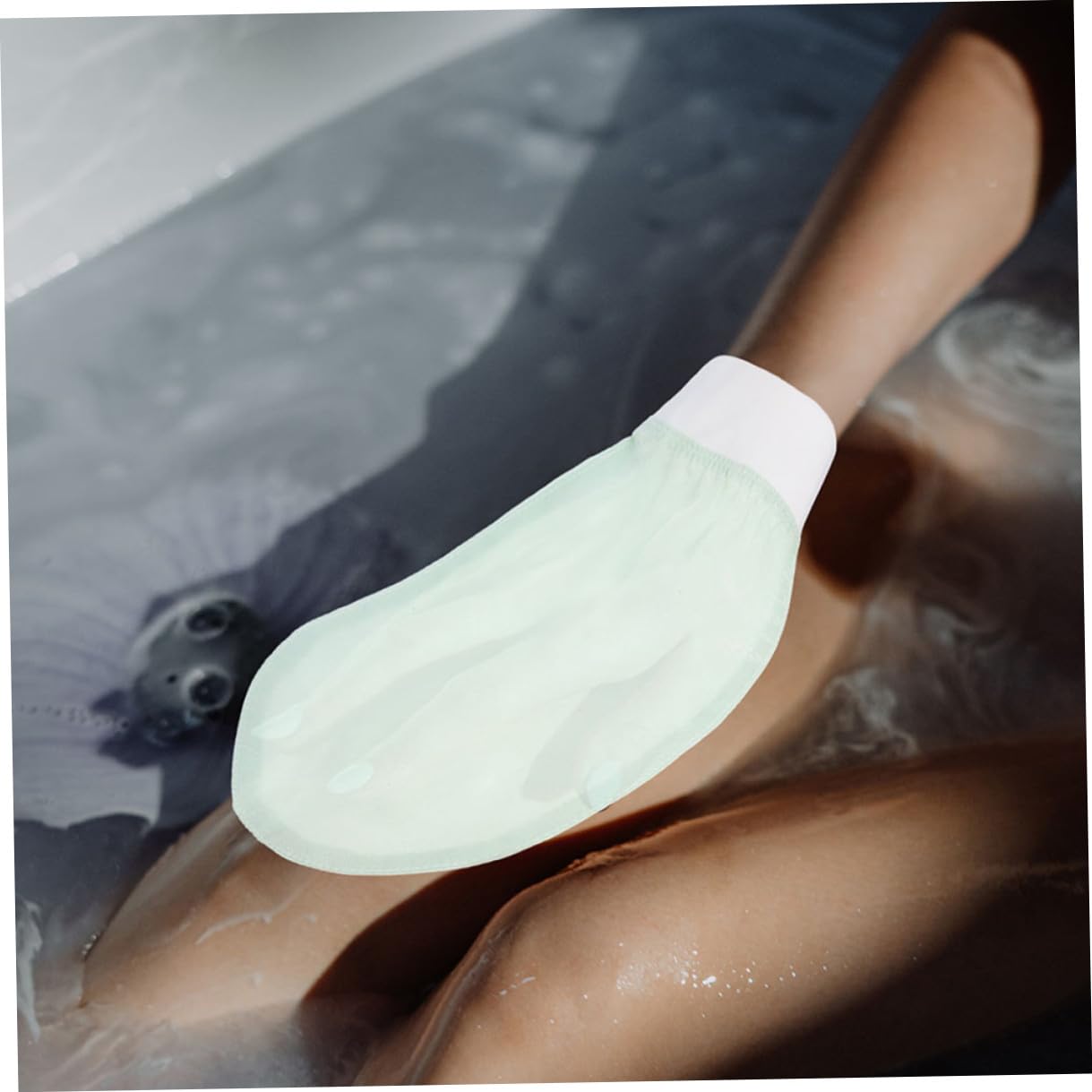 Guantes de Baño Exfoliantes de Imitación de Seda, 1 Par