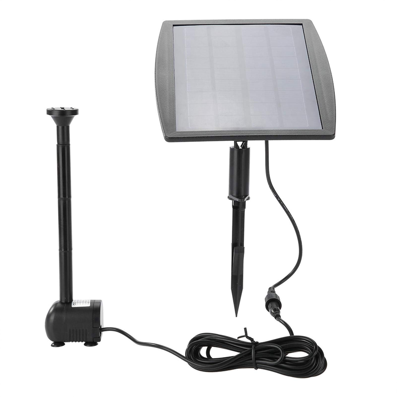 Pompa ad Acqua Solare, Pompa ad Acqua a Fontana ad energia Solare da 2,5 W per Piscina, Stagno, Patio, Piante da Giardino, Acquario