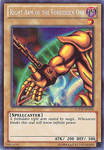 YU-GI-OH! - Right Arm of The Forbidden One (LCYW-EN304) - Legendary Collection 3: Yugi's World - Unlimited Edition - Secret Rare