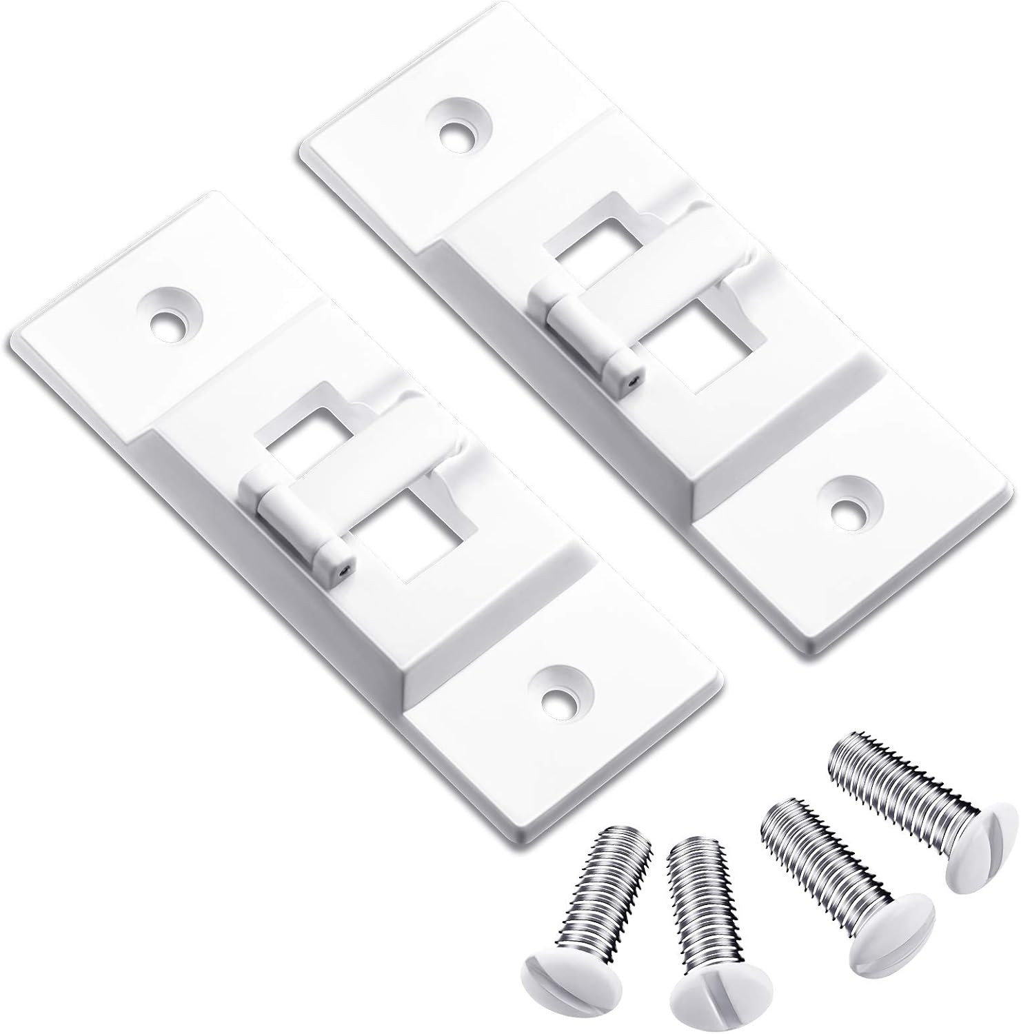 2 Light Switch Guards Optional Wall Plate Cover Switch Cover Light Switch Lockout Light Switch on off Guard in White for Lights Circuits Protection from Accidentally Turned on or off, Not Child Proof
