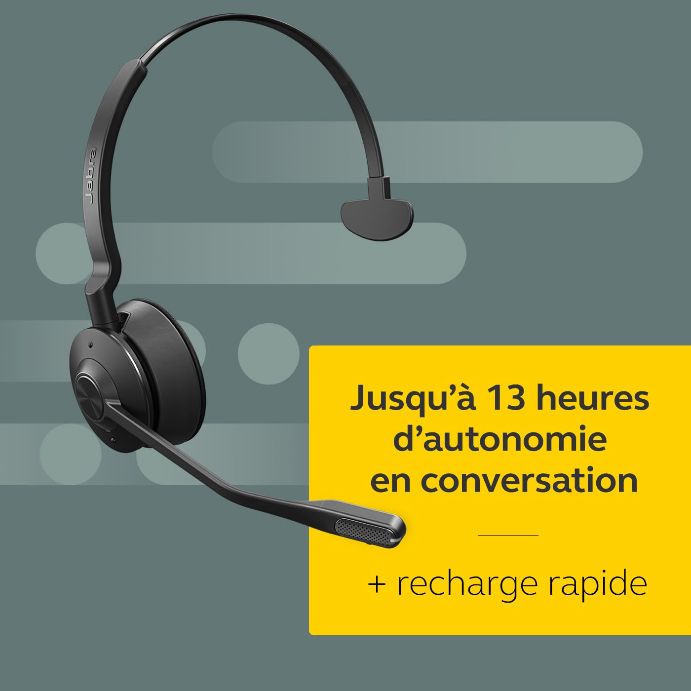 Engage 65 SE Casque Mono, Base, Alimentation électrique, câble USB-C vers USB-A de 1,5 m, câble de téléphone de Bureau, Guide de démarrage Rapide, Garantie et Avertissement (câbles de sécurité)
