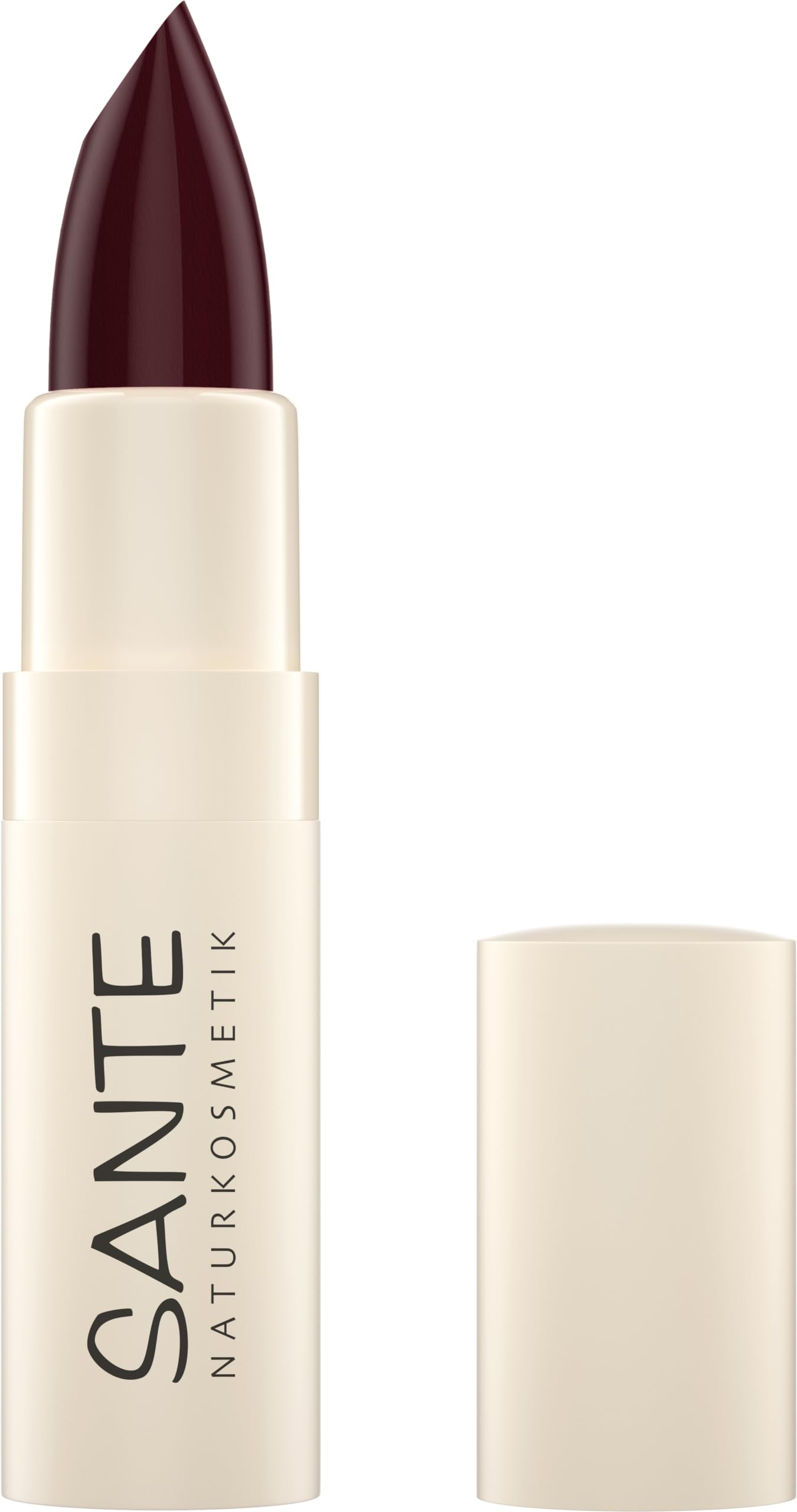 SANTE Naturkosmetik Moisture Lipstick - Chestnut Glam - 4.5 g - Nourishing Lipstick with Intense Colour and Shiny Finish - Long-Lasting & Moisturising - Dermatologically Tested