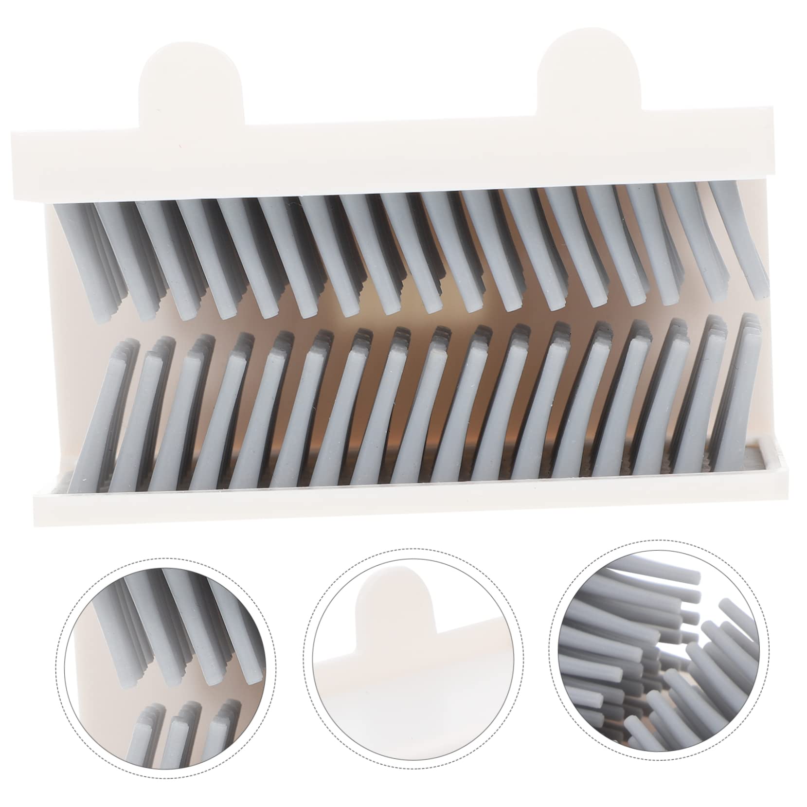 Uonlytech 5pezzi Doccia Silicone Montato Raccoglitore Per Per Design Orecchie Facile Installare e Resistente Draining