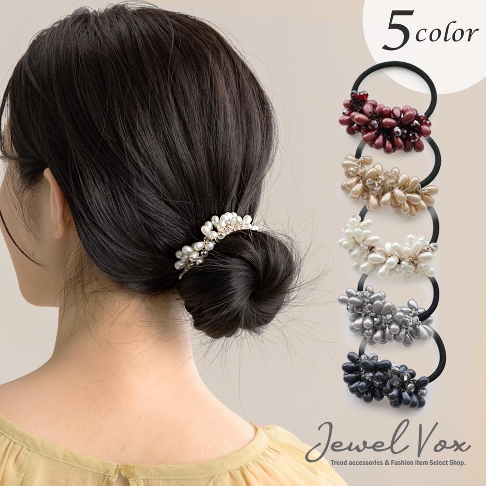 Amazon | [ジュエルボックス] JewelVOX ヘアゴム ヘアアクセサリー 