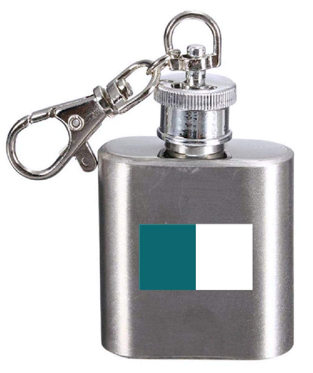 Flasque porte-clés drapeau du Pérou Huancayo City en acier inoxydable