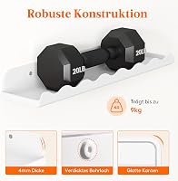 Lifewit Gyerekszobai Fali Polc Szett 4 db 38 cm Fehér Könyvespolc Babaszobához 4