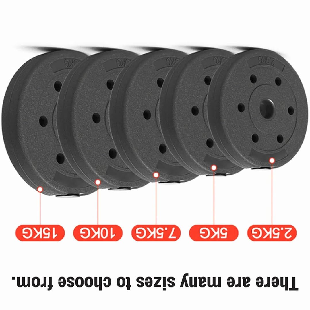 10kg×2、15kg×2 HAJEX PVC Olympic Weight Plates 2 inch - 2.5kg (5.5 lb), 5kg (11