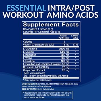 BodyTech Critical Aminos XT Powder, Fruit Punch, 15.9 Oz, 45 Servings