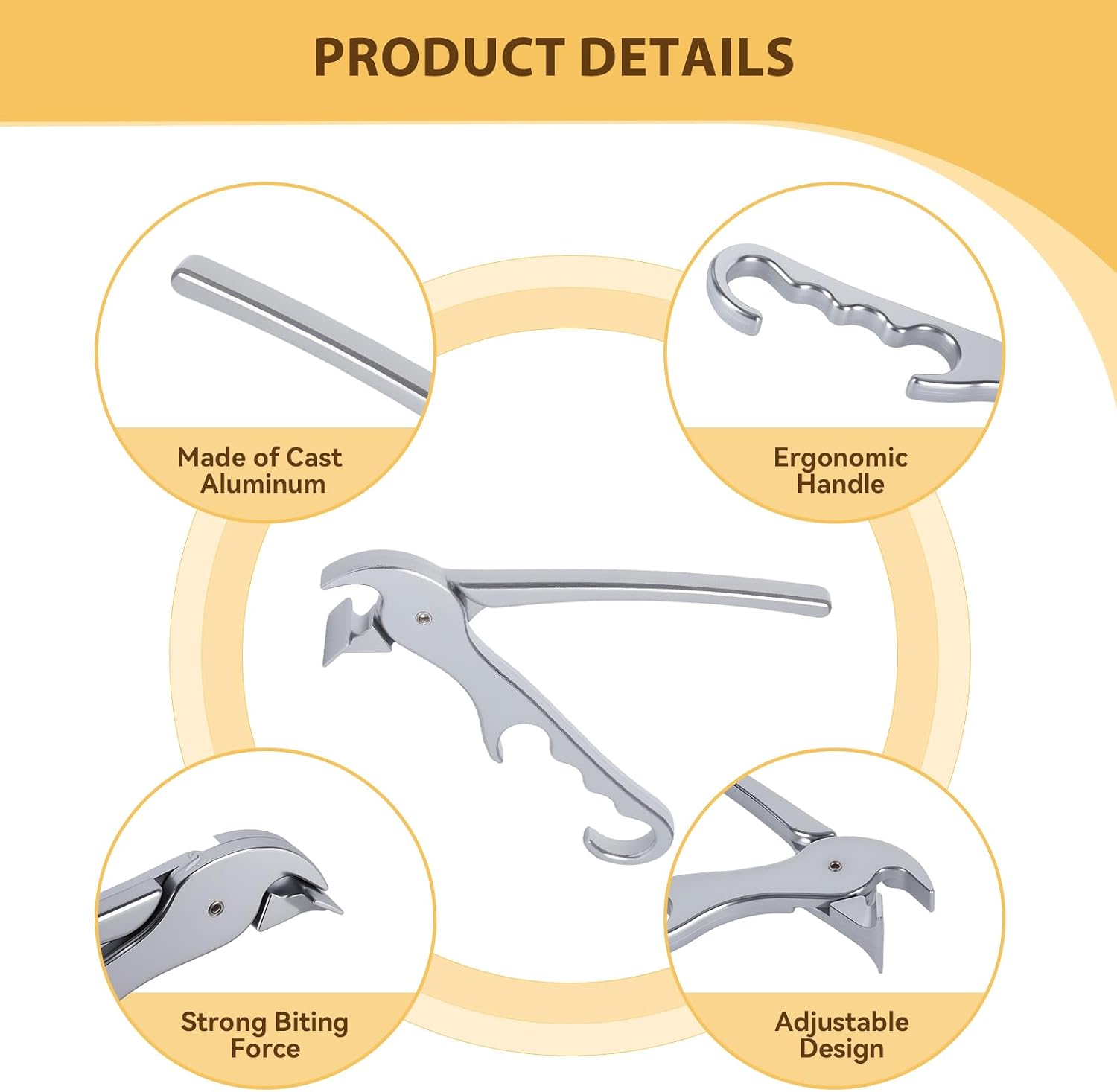 2 Pcs Pizza Pan Gripper 8 Inch Deep Aluminum Hot Plate Safety Grabber Clip