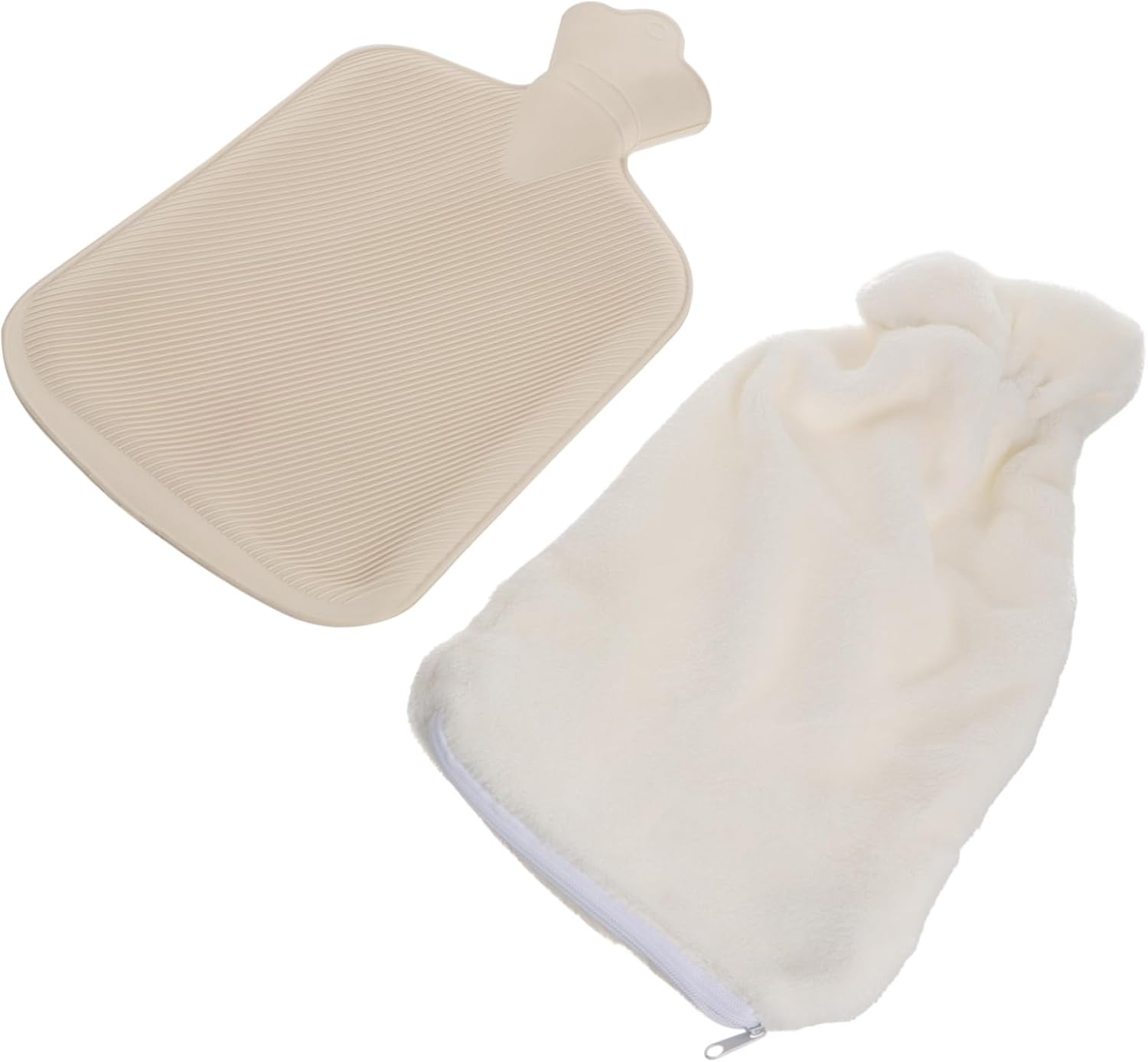 Healvian Hot Water Bottle Boiling Water Bag Hot Water Bag Cover Hot Water Storage