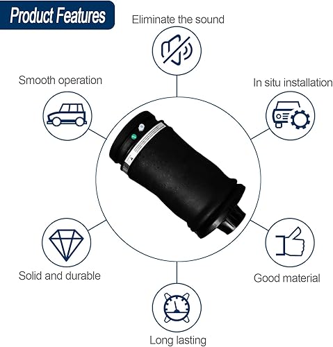 Miniatura 8 de Chsuatuo Suspensión trasera con resorte de aire para Mercedes Benz W164 X164 GL320 GL350 GL450 GLE350 GLE350 GLE450 AMG GLS450 ML320 ML350 ML450