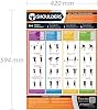 Shoulders Exercise | Full Workout Improves Strength Training | Laminated Gym and Home Poster | Includes Online Video Training Support | Size - 594mm x 420mm (A2) | Improves Personal Fitness