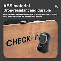 Vista 8 de YANZEO Escáner de código de barras YS860 2D/1D lector de código de barras de escritorio manos libres QR Escáner de código de barras Plug and Play