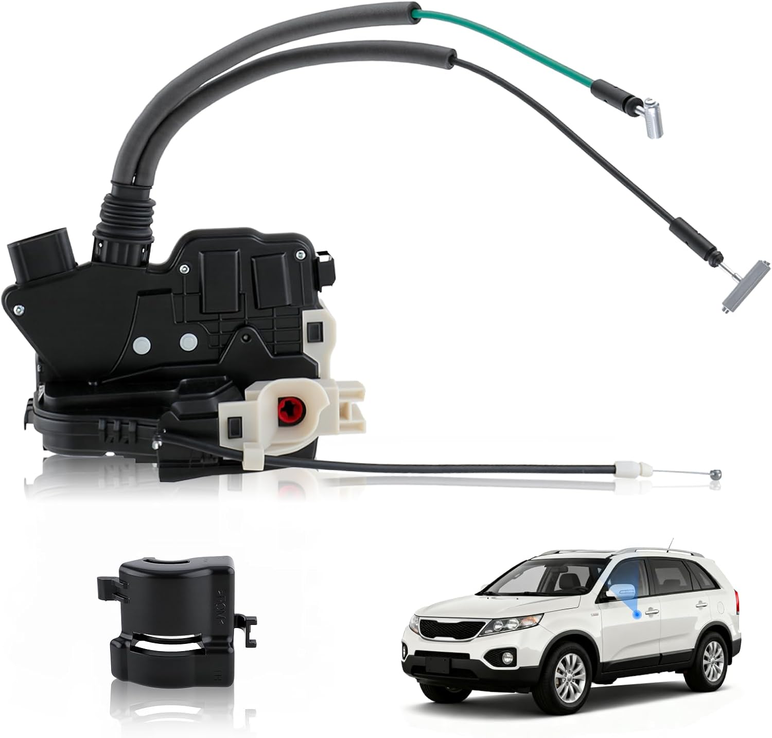 AUTOKAY 813102P000 Front Left Driver Side Door Lock Latch Actuator Fits for Kia Sorento 2011 2012 2013 2014 2015 With 7 Pins Connector RE# 81310-2P000 937-565 937565 DLA960