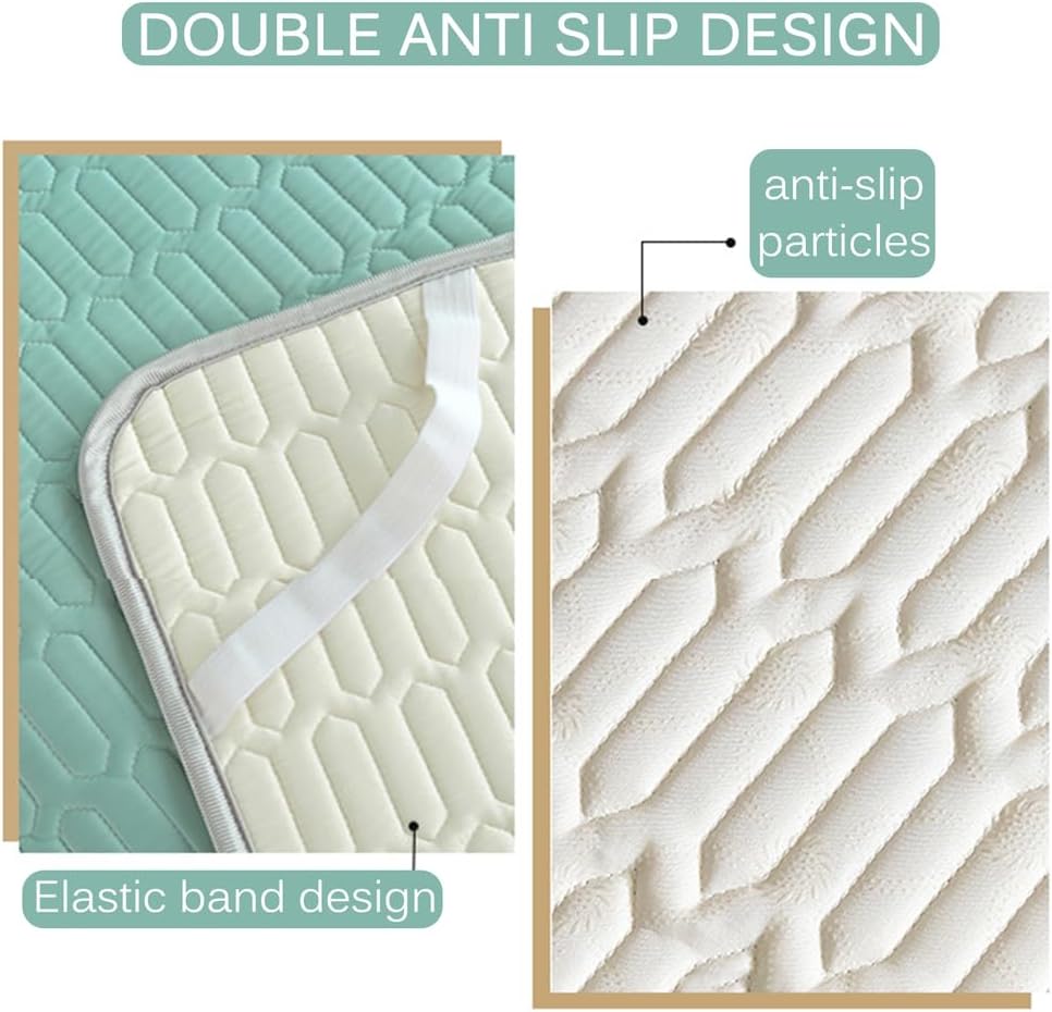 Pink,60 * 180cm,LDLCYCN Cooling Massage Table Mattress Pad with Elastic Band Spa Beauty Salon Mattress Pad with Face Breath Hole Summer Bed Cover for Spa Massage Bed Square Head Washable