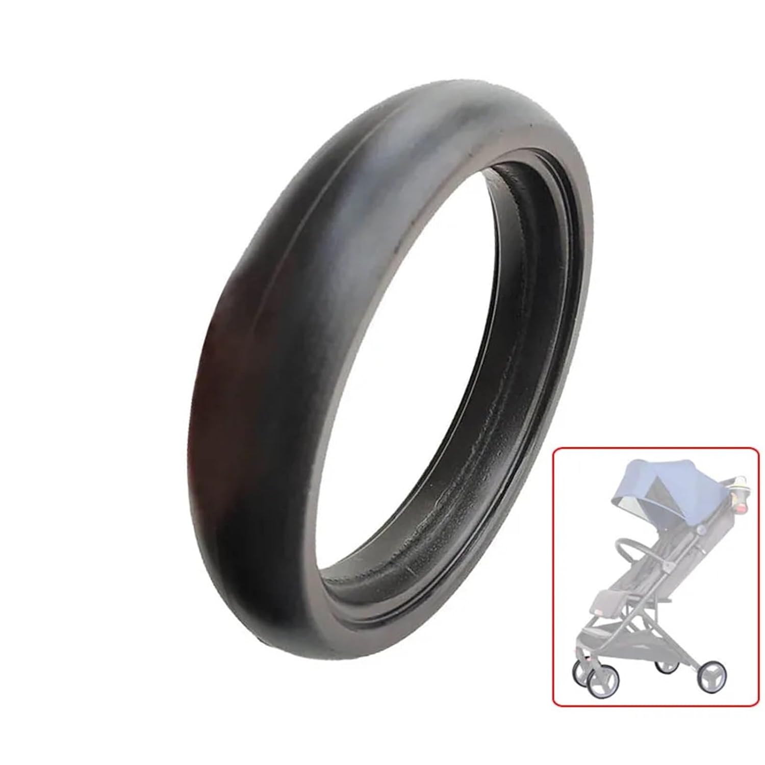 Stroller Wheel Tire for XiaoMi MITU Pushchair Also for Bebehao Bugggy Front Or Rear PU Tyre Cover Baby Accessories