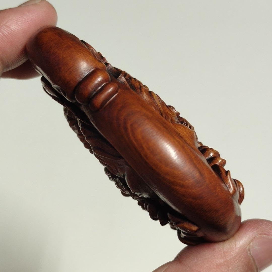 黄楊彫り 猛虎 黄楊彫り 猛虎