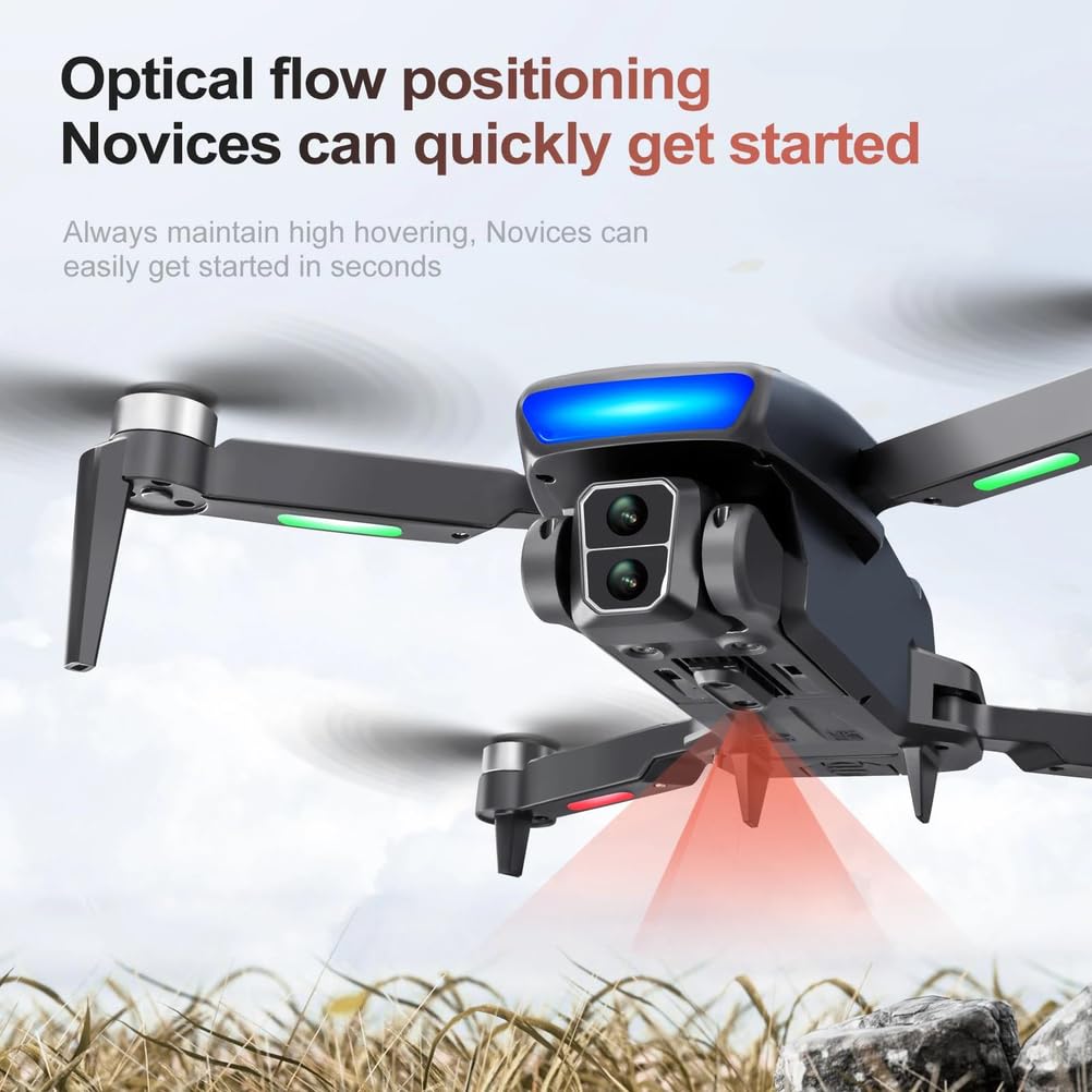 Gris,Triple Battery,dron s181 con GPS, 5g, Profesional, 8k HD, fotografía aérea, cámara Dual, omnidireccional, para Evitar obstáculos, Juguete RC