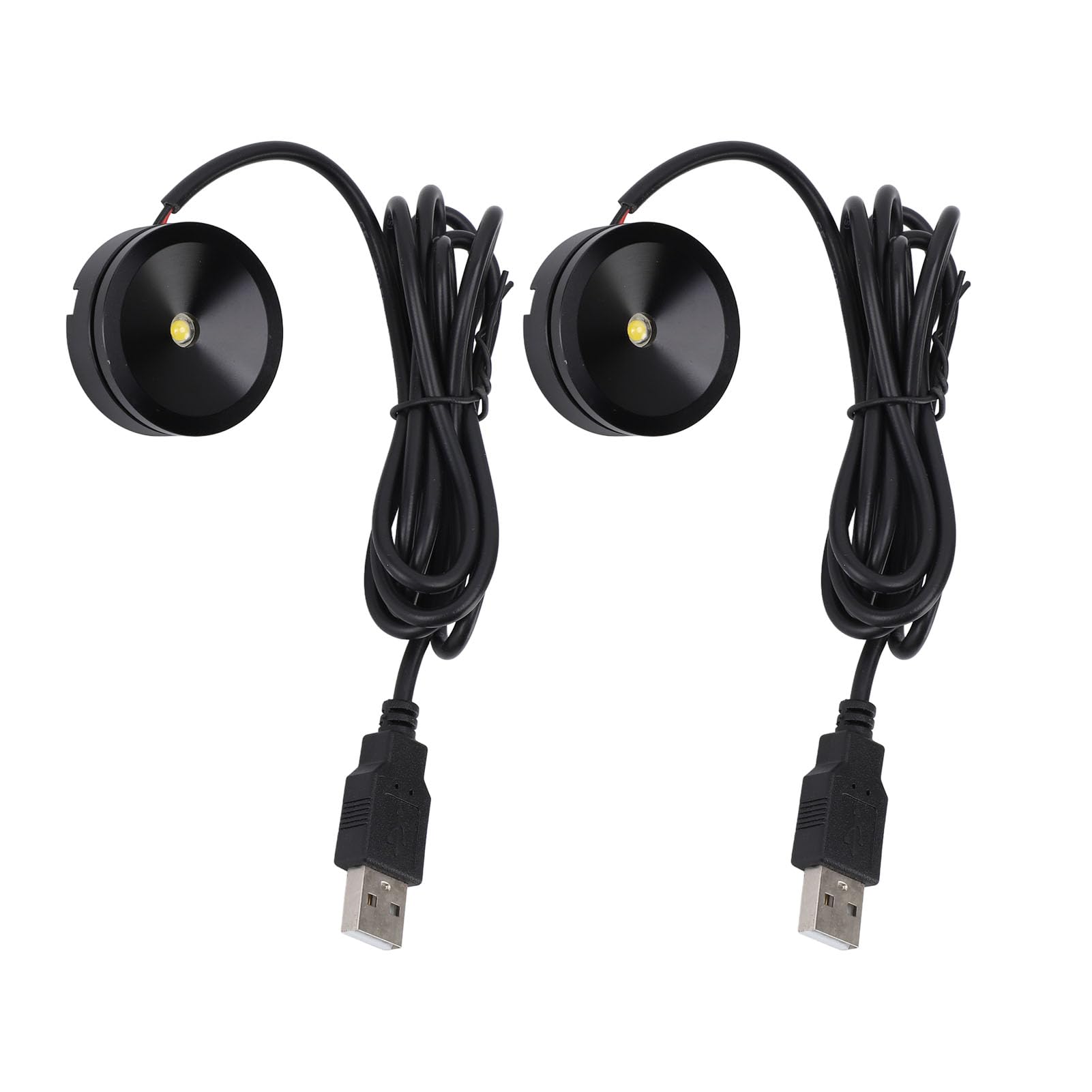 Set di 10 mini faretti da incasso in alluminio da 1W bianco caldo con alimentatore dimmerabile - argento