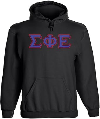 Fashion Greek Sigma Phi Epsilon Twill Letter Hoody