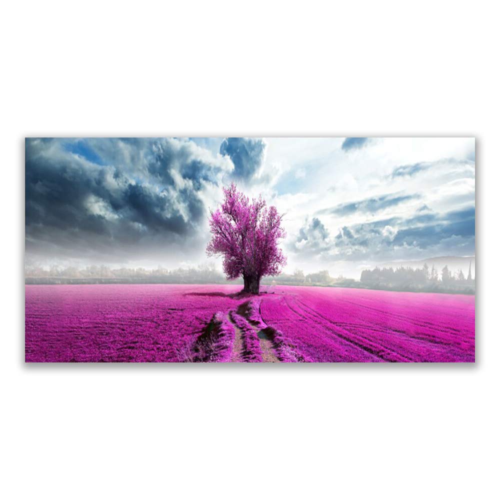 Tableau Décoration Haut de Gamme en Verre Trempé Prairie Design
