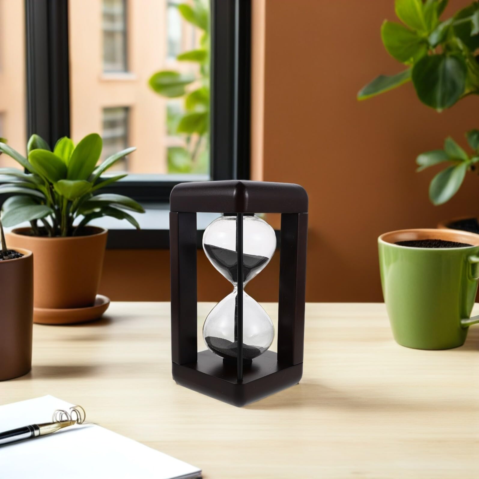 Temporizador de Reloj de Arena Avanzado Reloj de Arena Minutos para Oficina Hogar Restaurante para Cocina y Entrenamientos