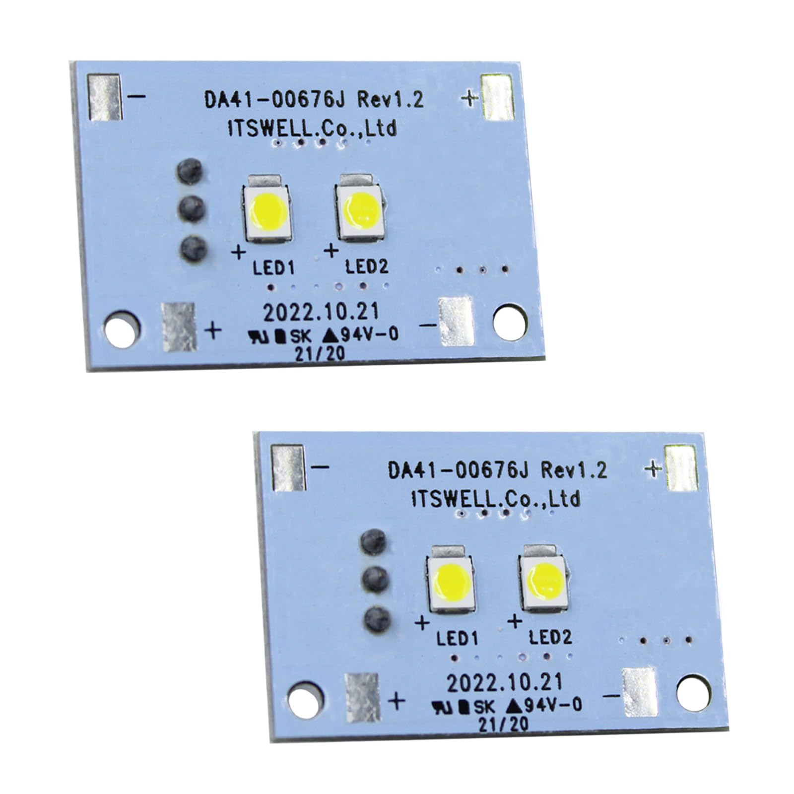 DA41-00676J - Luce LED per congelatore a LED, adatta per frigorifero Samsung AP6000168 PS11732779 EAP11732779 (2 pezzi)
