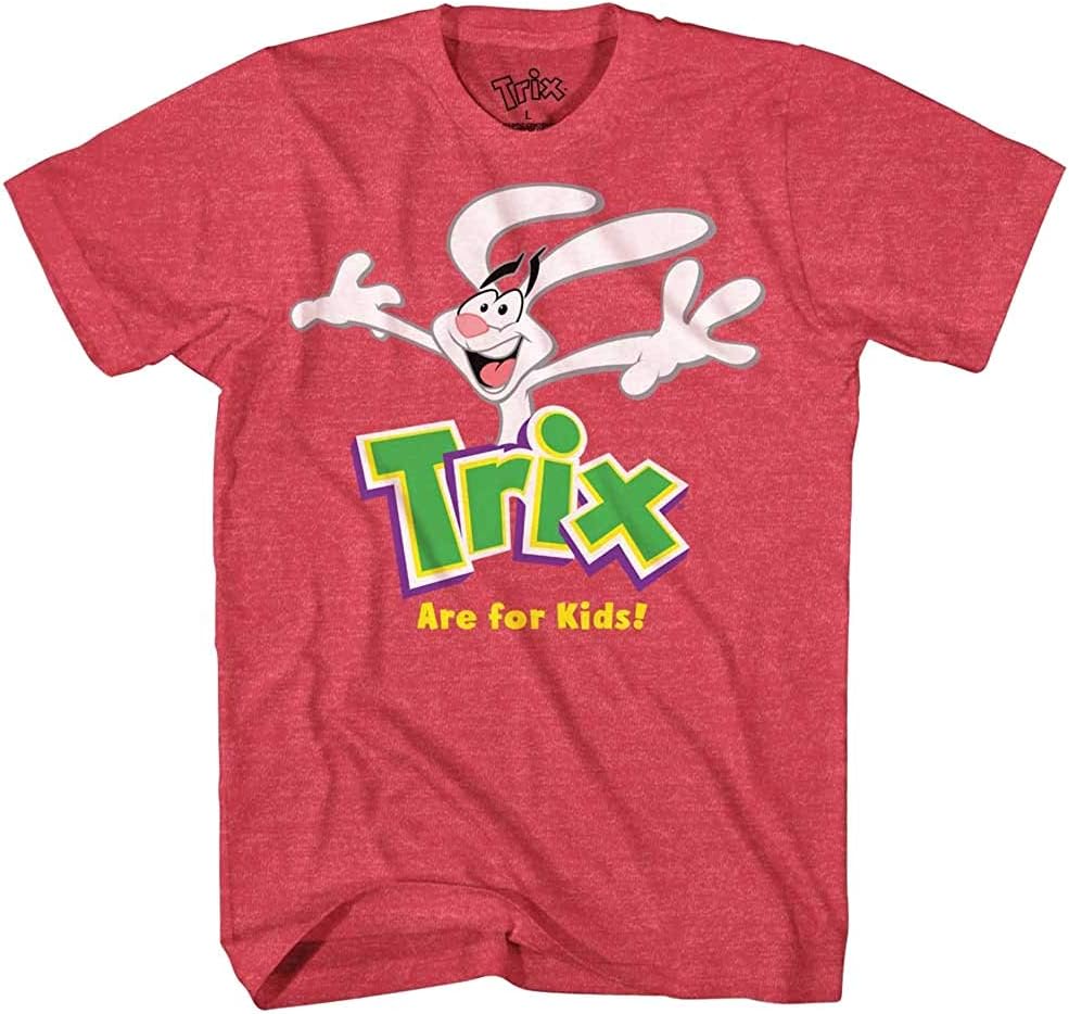 Mighty FineCereal are for Kids Silly Rabbit Adult Mens Graphic T-Shirt Tee Apparel