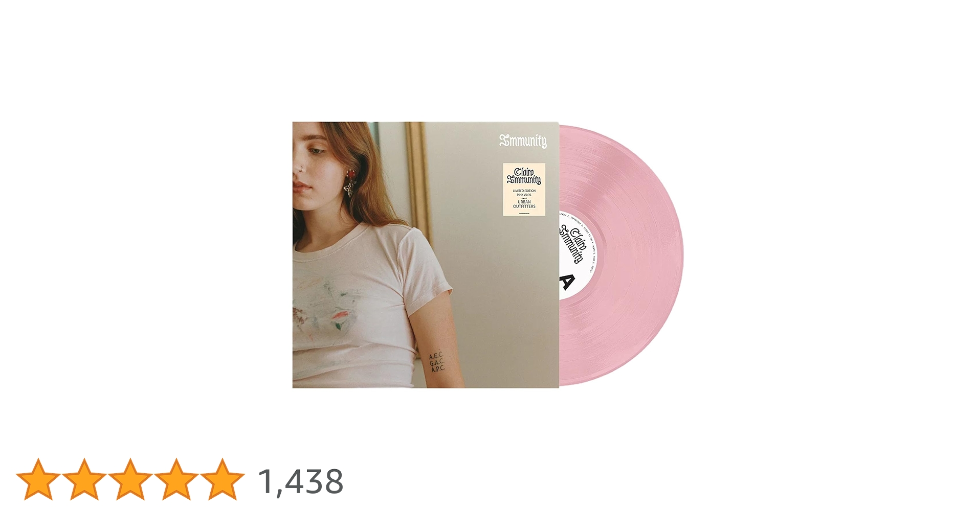 Clairo - Immunity (5-Year Anniversary) Baby Pink Limited LP