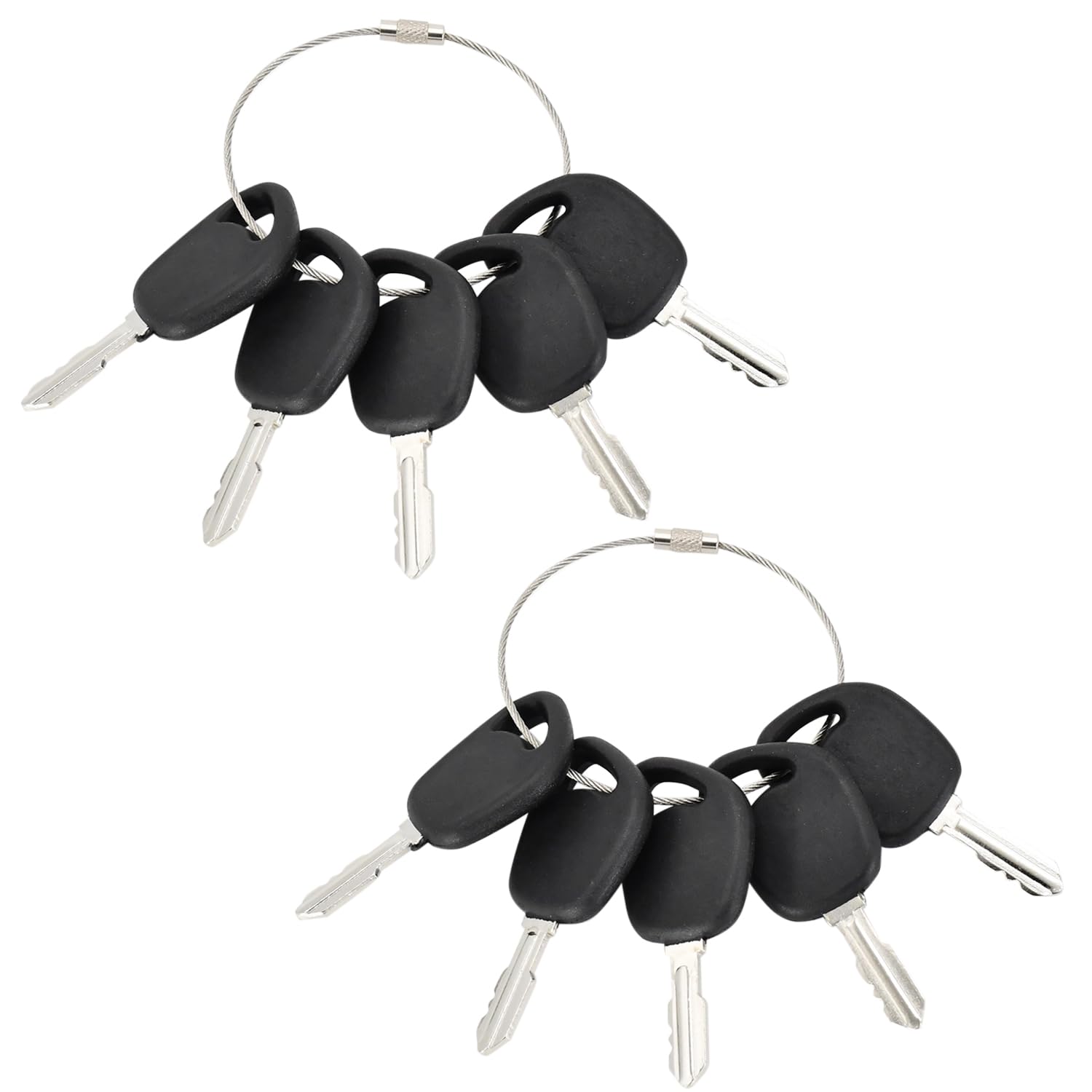 Congparts 10Pcs Ignition Key GY20680 Compatible with John Deere Tractor 102 115 145 155C 190C G100 G110 L100 L110 L108 L111 L118 L120 L130 LA100 LA105 LA110 LA115 LA120 LA125 LA130 LA135