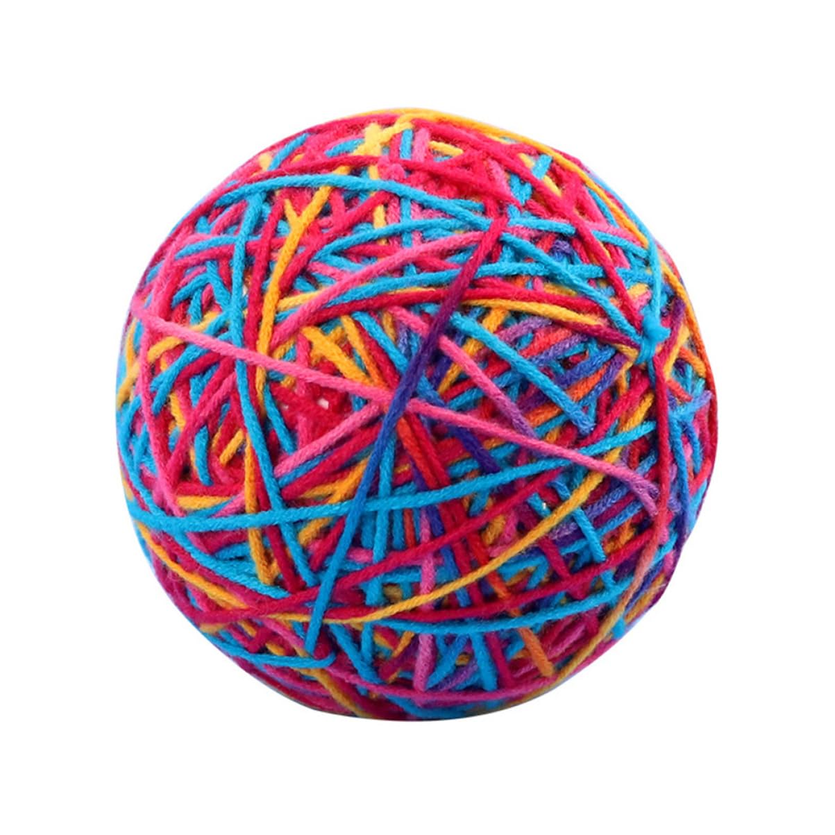 ifundom Interactive Cat Balls Portable Chew Plaything for Kittens Durable Squeaky Balls Engaging Design for for Endless Fun